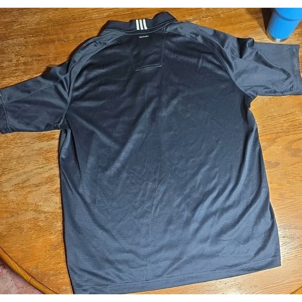 Adidas Size L Active 360‎ Short Sleeve Gym T-Shirt Polo 2011